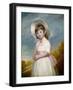 Miss Juliana Willoughby, 1781-83-George Romney-Framed Art Print