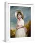 Miss Juliana Willoughby, 1781-83-George Romney-Framed Art Print