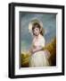 Miss Juliana Willoughby, 1781-83-George Romney-Framed Art Print