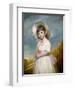 Miss Juliana Willoughby, 1781-83-George Romney-Framed Art Print