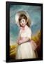 Miss Juliana Willoughby. Dated: 1781-1783. Dimensions: overall: 92.1 x 71.5 cm (36 1/4 x 28 1/8 ...-George Romney-Framed Poster