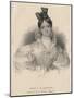 Miss L.E. Landon, Litho by J.T. Bowen, Engraved for Burton's Gentlemen's Magazine, 1838-Ralph Trombley-Mounted Giclee Print