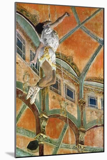 Miss La La at the Cirque Fernando, 1879-Edgar Degas-Mounted Giclee Print