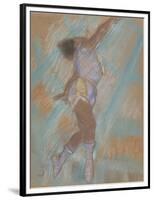 Miss Lala at the Cirque Fernando-Edgar Degas-Framed Premium Giclee Print