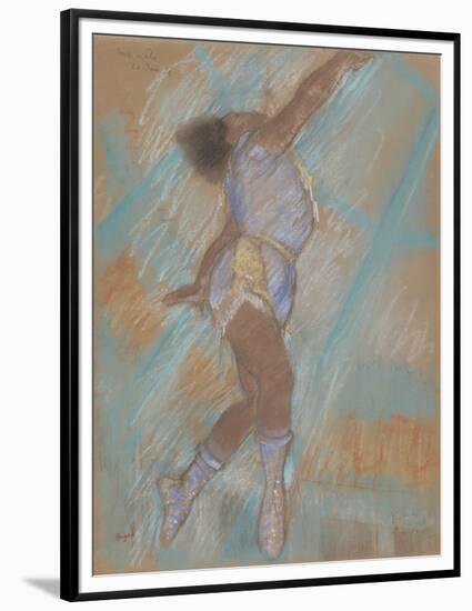 Miss Lala at the Cirque Fernando-Edgar Degas-Framed Premium Giclee Print