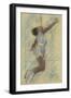 Miss Lala at the Fernando Circus-Edgar Degas-Framed Art Print