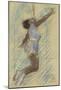 Miss Lala at the Fernando Circus-Edgar Degas-Mounted Art Print