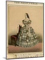 Miss Lascelles Costume-John Brandard-Mounted Art Print