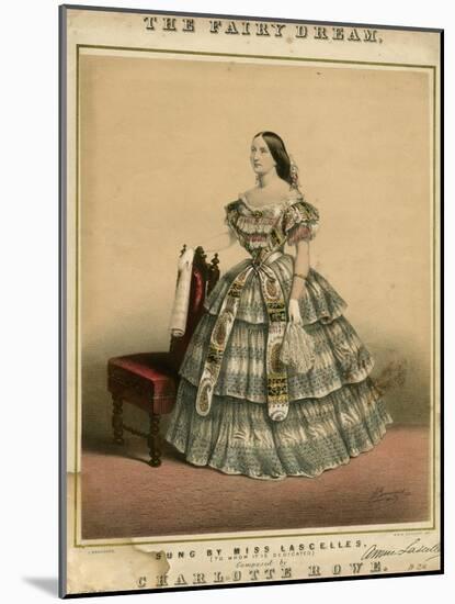 Miss Lascelles Costume-John Brandard-Mounted Art Print