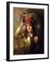 Miss Lewis as a Flower Girl-William Etty-Framed Giclee Print