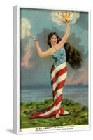 Miss Liberty-null-Framed Poster