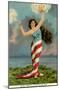 Miss Liberty-null-Mounted Poster