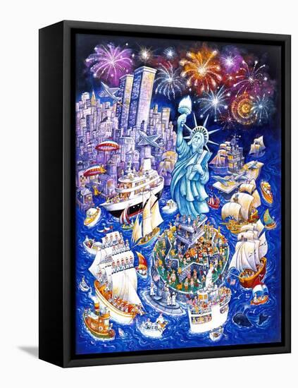 Miss Liberty-Bill Bell-Framed Stretched Canvas