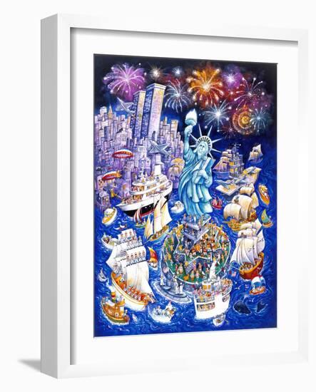 Miss Liberty-Bill Bell-Framed Giclee Print