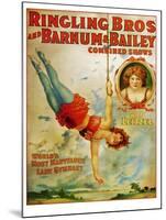 Miss Lietzel Barnum Bailey-null-Mounted Giclee Print