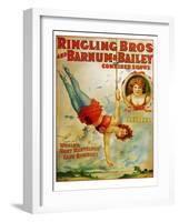 Miss Lietzel Barnum Bailey-null-Framed Giclee Print