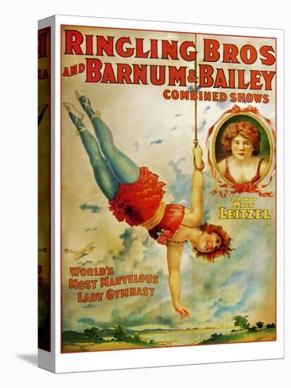 Miss Lietzel Barnum Bailey-null-Stretched Canvas