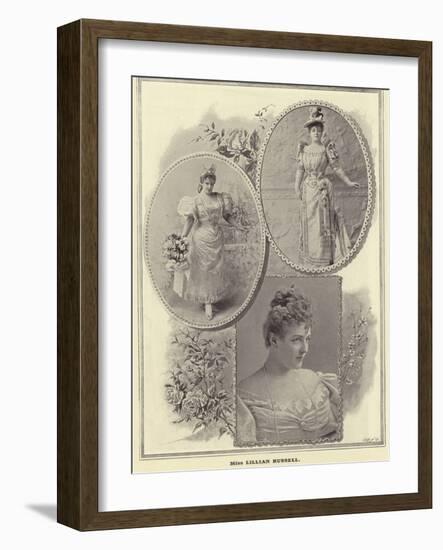 Miss Lillian Russell-null-Framed Photographic Print