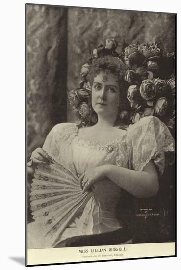 Miss Lillian Russell-null-Mounted Photographic Print