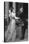 Miss Lily Elsie and Mr George Graves in the Merry Widow, 20th Century-null-Stretched Canvas