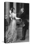 Miss Lily Elsie and Mr George Graves in the Merry Widow, 20th Century-null-Stretched Canvas