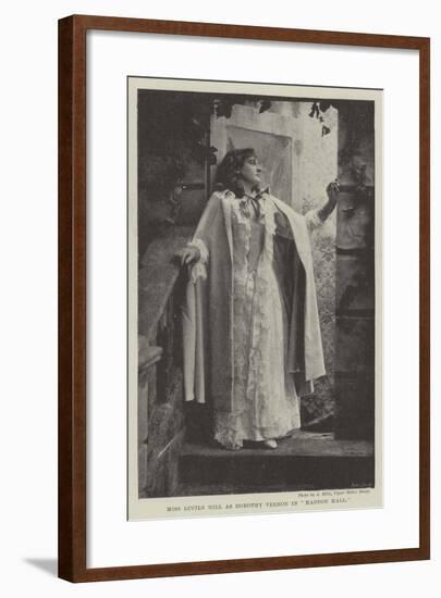 Miss Lucile Hill as Dorothy Vernon in Haddon Hall-null-Framed Giclee Print