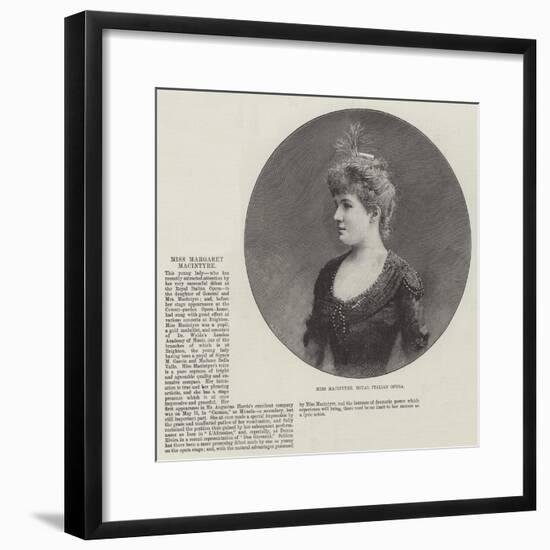 Miss Macintyre, Royal Italian Opera-null-Framed Giclee Print