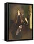 Miss Maclaren and Mrs Oliver-John Lavery-Framed Stretched Canvas