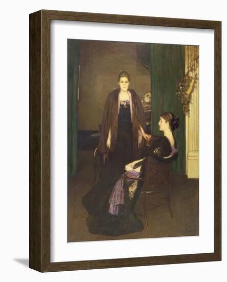 Miss Maclaren and Mrs Oliver-John Lavery-Framed Giclee Print