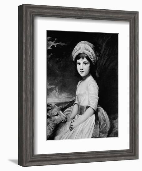 'Miss Martindale', c1781, (1912)-George Romney-Framed Giclee Print