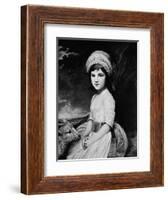 'Miss Martindale', c1781, (1912)-George Romney-Framed Giclee Print