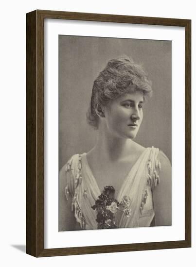 Miss Mary Anderson-null-Framed Photographic Print