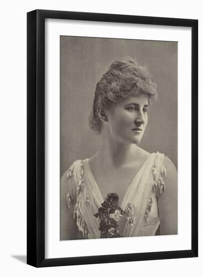 Miss Mary Anderson-null-Framed Photographic Print