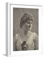 Miss Mary Anderson-null-Framed Photographic Print