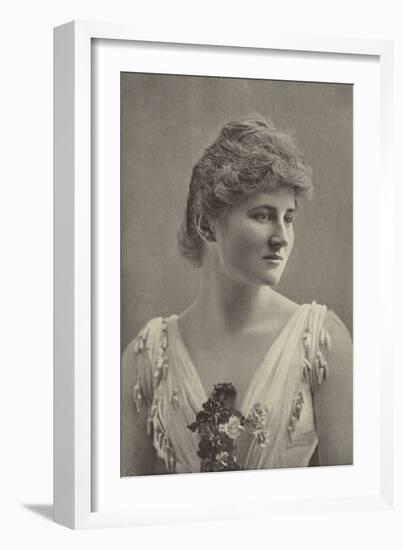 Miss Mary Anderson-null-Framed Photographic Print