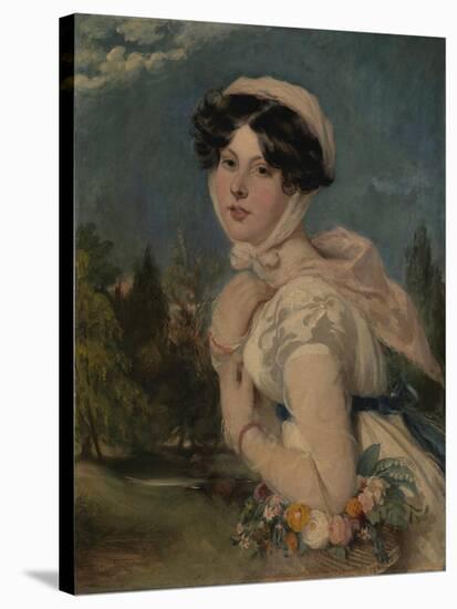 Miss Mary Arabella Jay-William Etty-Stretched Canvas