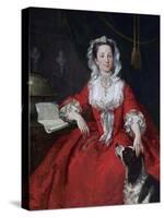 Miss Mary Edwards-William Hogarth-Stretched Canvas