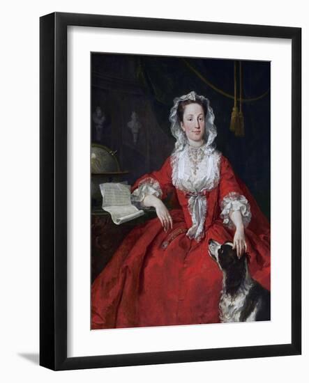 Miss Mary Edwards-William Hogarth-Framed Giclee Print