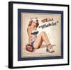 Miss Matelot-Bruno Pozzo-Framed Art Print