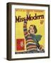 Miss Modern, First Issue Teenagers Magazine, UK, 1930-null-Framed Giclee Print