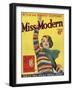 Miss Modern, First Issue Teenagers Magazine, UK, 1930-null-Framed Giclee Print