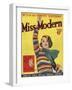 Miss Modern, First Issue Teenagers Magazine, UK, 1930-null-Framed Giclee Print