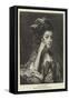 Miss Morris-Sir Joshua Reynolds-Framed Stretched Canvas