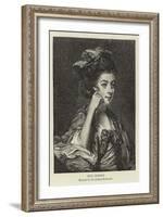 Miss Morris-Sir Joshua Reynolds-Framed Giclee Print