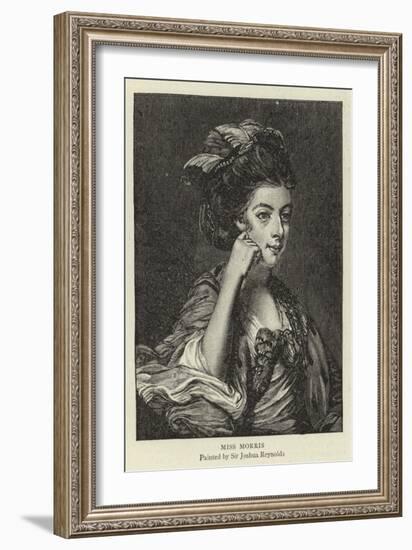 Miss Morris-Sir Joshua Reynolds-Framed Giclee Print