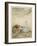 Miss Muffet, Mother Goose-Arthur Rackham-Framed Art Print