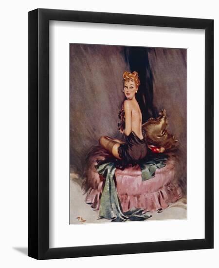 Miss Muffet-David Wright-Framed Photographic Print