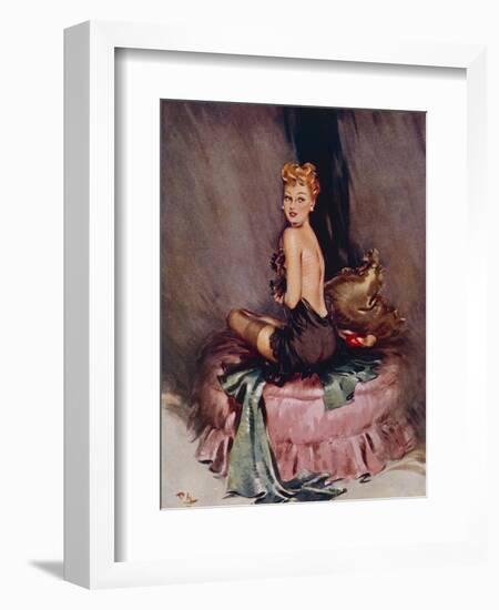 Miss Muffet-David Wright-Framed Photographic Print