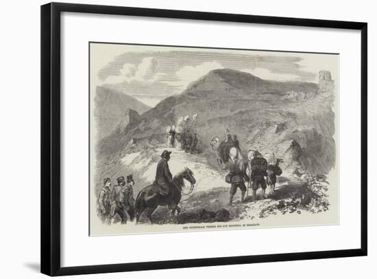 Miss Nightingale Visiting the Hut Hospitals, at Balaclava-null-Framed Giclee Print