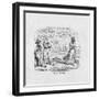 'Miss Nomer', 1829-George Cruikshank-Framed Giclee Print